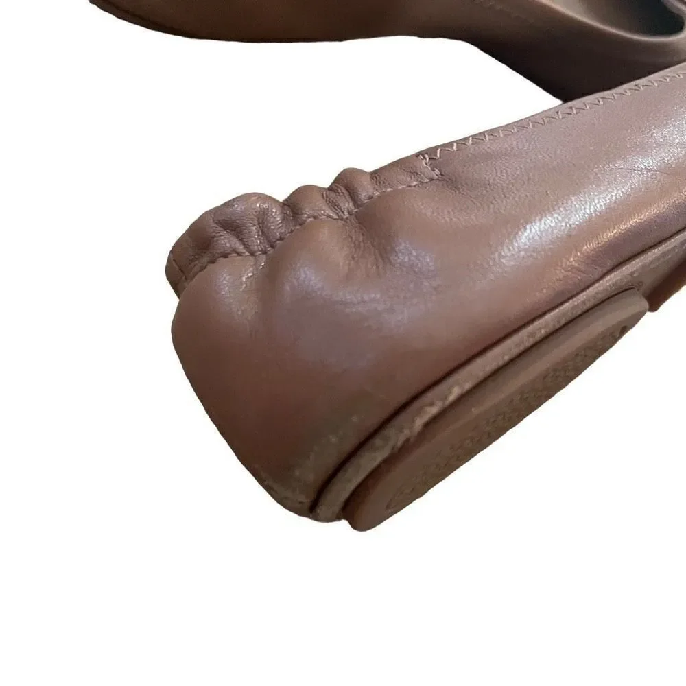 British tan Tory Burch flats size 7.5